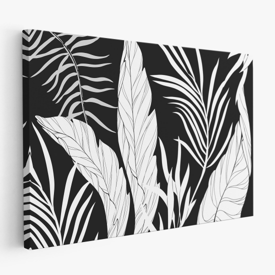 Tableau toile - Feuilles Tropicales