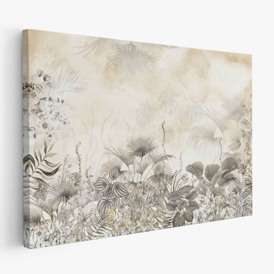 Tableau toile - Feuilles Tropicales