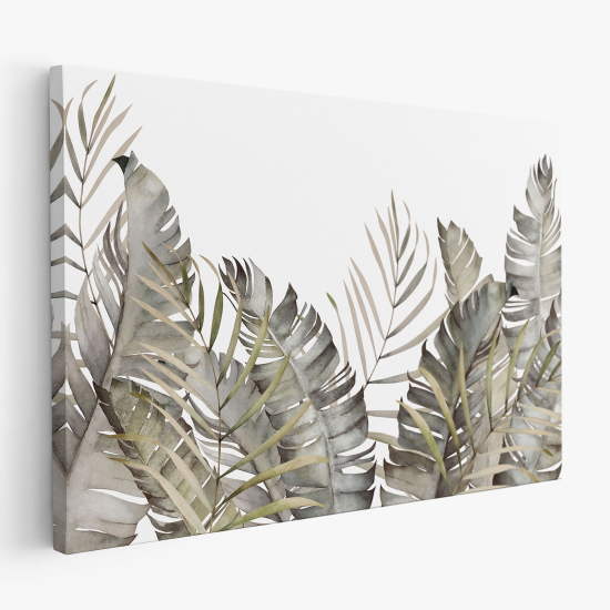 Tableau toile - Feuilles Tropicales