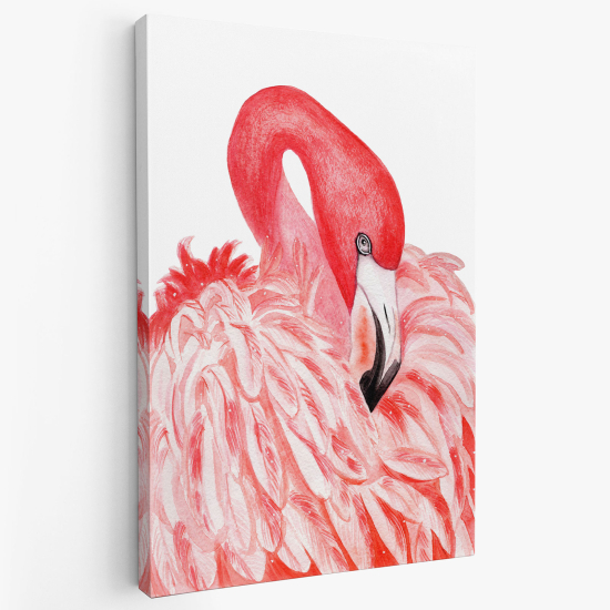 Tableau toile - Flamant Rose