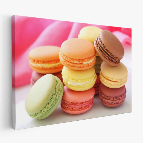 Tableau toile - Macarons