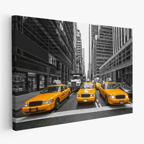 Tableau toile - New York Taxis