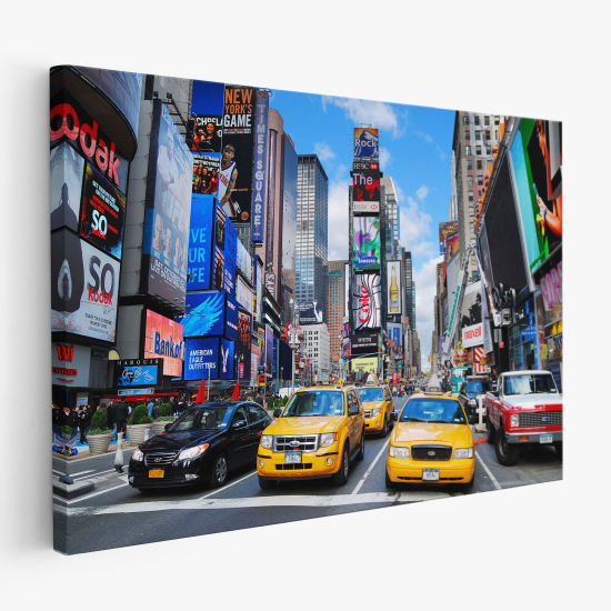 Tableau toile - New York Taxis