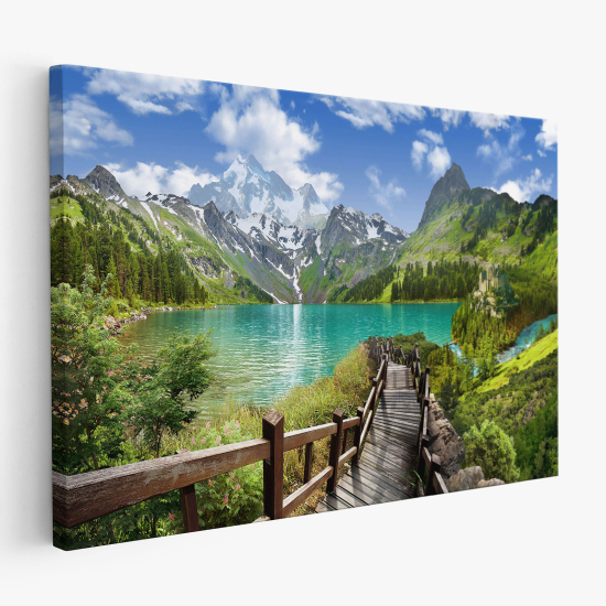 Tableau toile - Paysage Montagnes