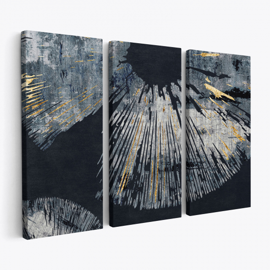 Tableau triptyque - Abstrait