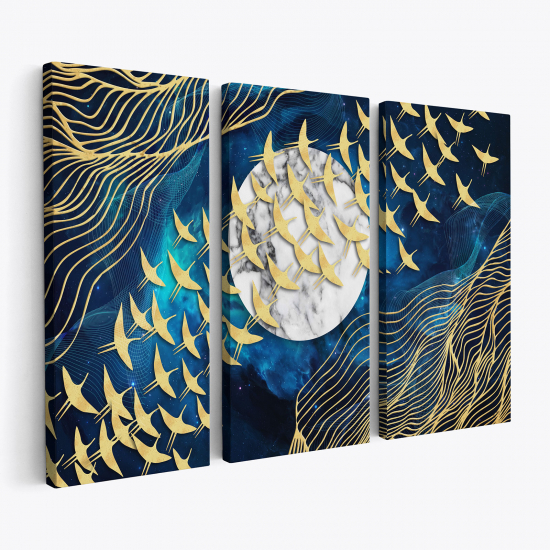 Tableau triptyque - Lune Design