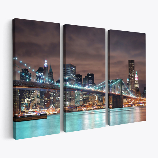 Tableau triptyque sur toile - New York