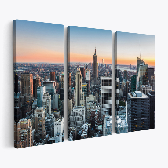 Tableau triptyque sur toile - New York