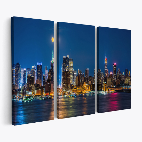 Tableau triptyque sur toile - New York