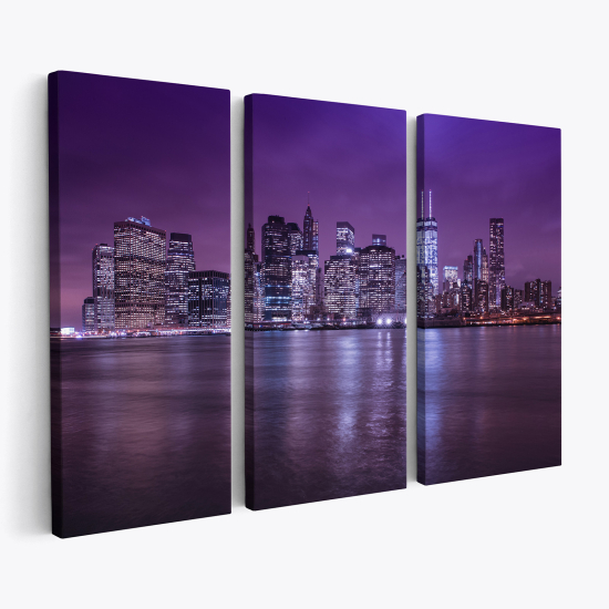 Tableau triptyque sur toile - New York