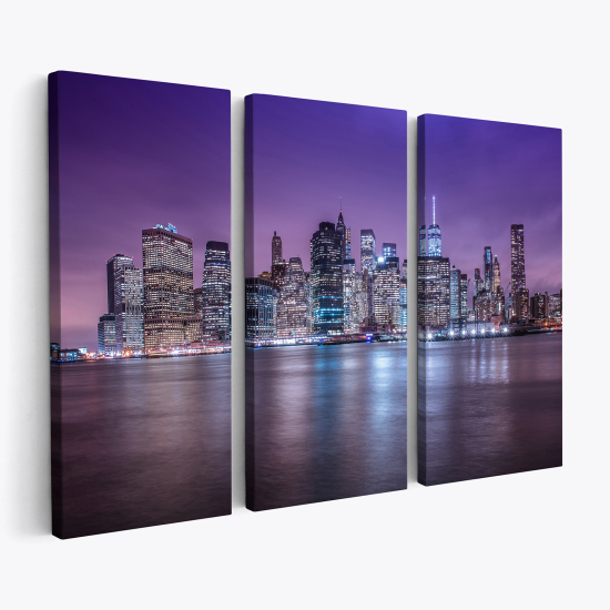 Tableau triptyque sur toile - New York