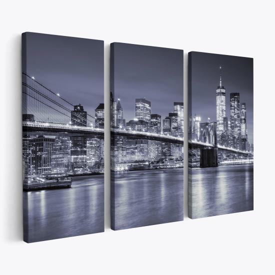 Tableau triptyque sur toile - New York