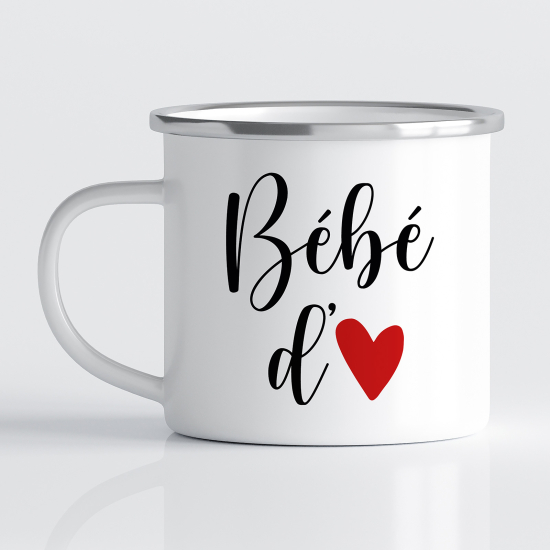 Tasse - Mug Émaillé - Bébé d'Aamour