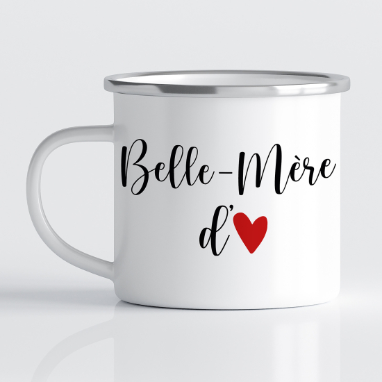 Tasse - Mug Émaillé - Belle-Mère d'amour