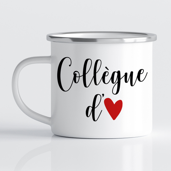 Tasse - Mug Émaillé - Collègue d'amour