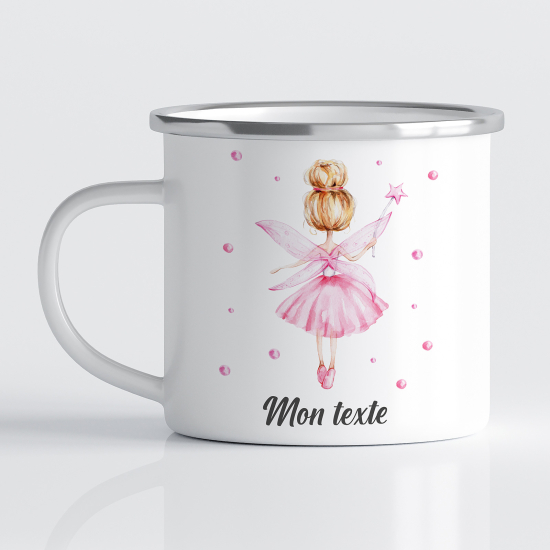 Tasse - Mug Émaillé Enfants - Fée