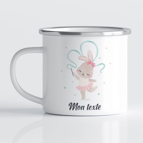 Tasse - Mug Émaillé Enfants - Lapin