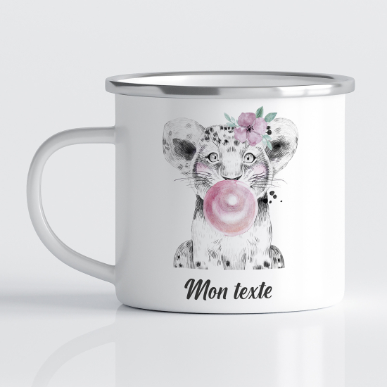 Tasse - Mug Émaillé Enfants - Lion