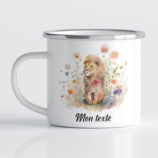 Tasse - Mug Émaillé Enfants - Lion