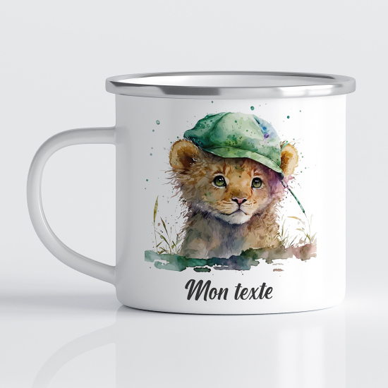 Tasse - Mug Émaillé Enfants - Lionceau