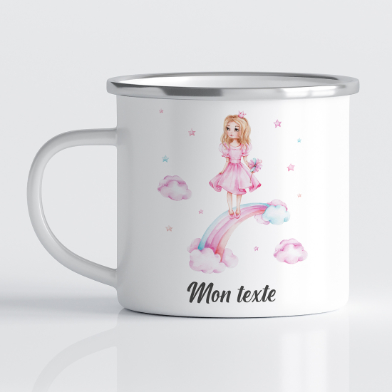 Tasse - Mug Émaillé Enfants - Princesse