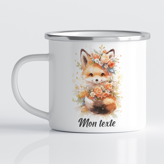 Tasse - Mug Émaillé Enfants - Renard