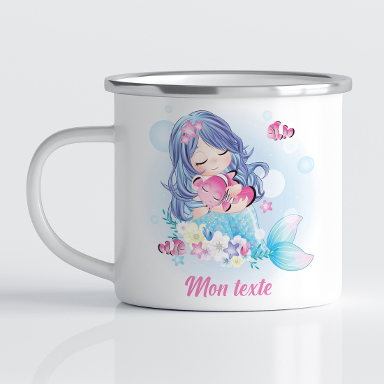 Tasse - Mug Émaillé Enfants - Sirène