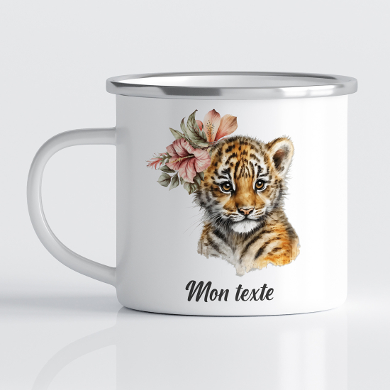 Tasse - Mug Émaillé Enfants - Tigre