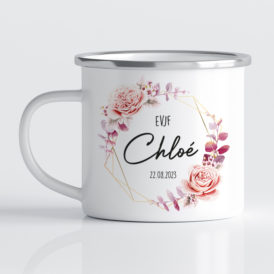 Tasse - Mug Émaillé - EVJF Prénom