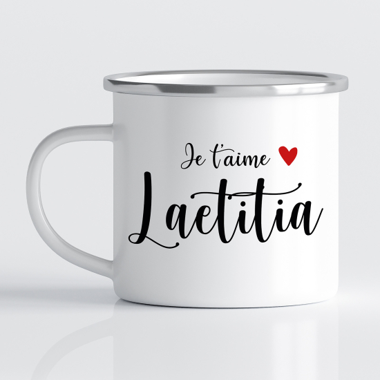 Tasse - Mug Émaillé - Je t'aime