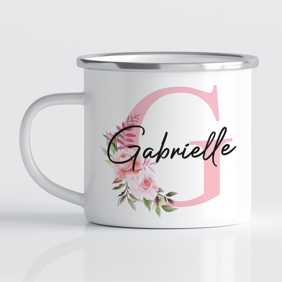 Tasse - Mug Émaillé Monograme - Lettre G