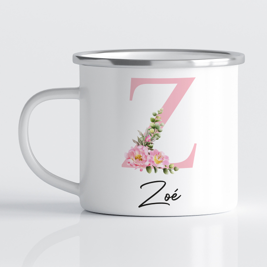 Tasse - Mug Émaillé Monograme - Lettre Z