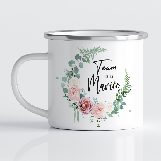 Tasse - Mug Émaillé - Team de la Mariée