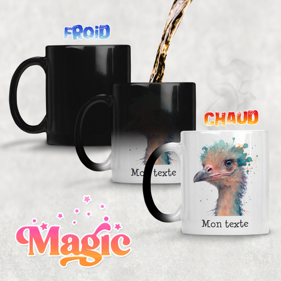 Tasse - Mug Magique - Autruche