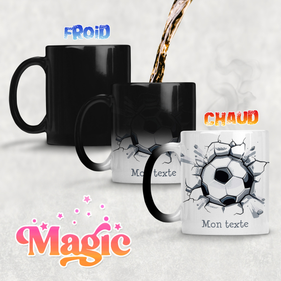 Tasse - Mug Magique - Ballon de Foot