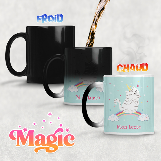 Tasse - Mug Magique - Chat Licorne