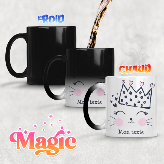 Tasse - Mug Magique - Chat roi