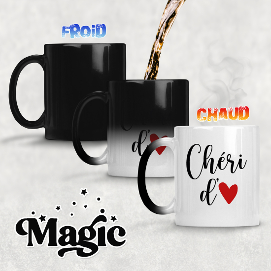 Tasse - Mug Magique - Chéri d'amour