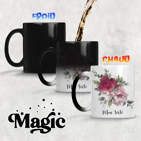 Tasse - Mug Magique - Fleurs