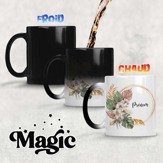 Tasse - Mug Magique - Fleurs