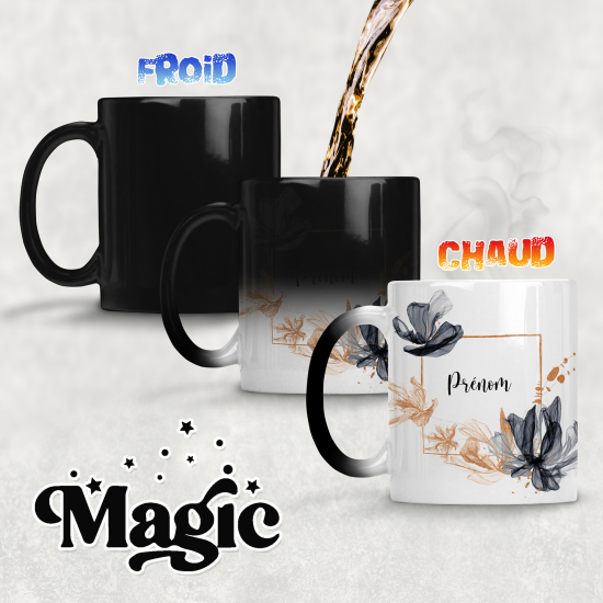 Tasse - Mug Magique - Fleurs