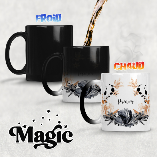 Tasse - Mug Magique - Fleurs