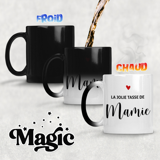 Tasse - Mug Magique - La jolie tasse de mamie