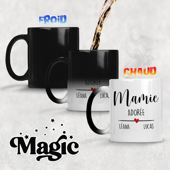 Tasse - Mug Magique - Mamie adorée