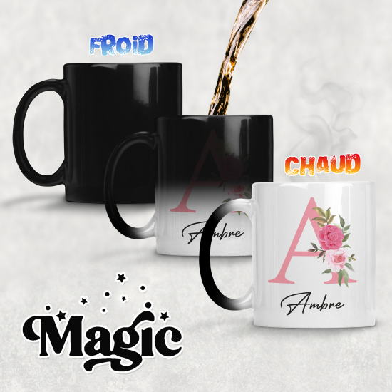 Tasse - Mug Magique Monogramme - Lettre A