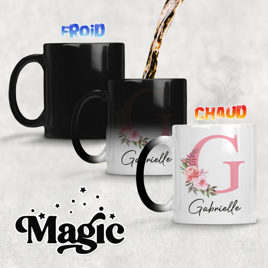 Tasse - Mug Magique Monogramme - Lettre G