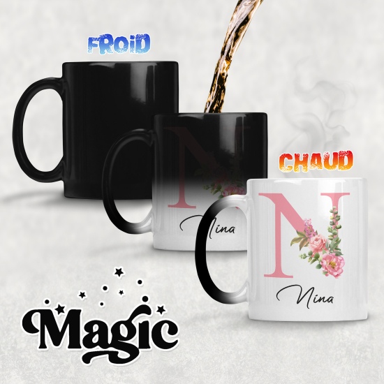 Tasse - Mug Magique Monogramme - Lettre N