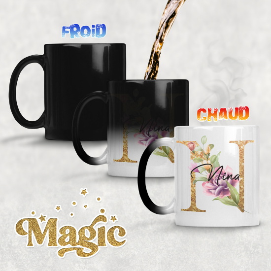 Tasse - Mug Magique Monogramme - Lettre N