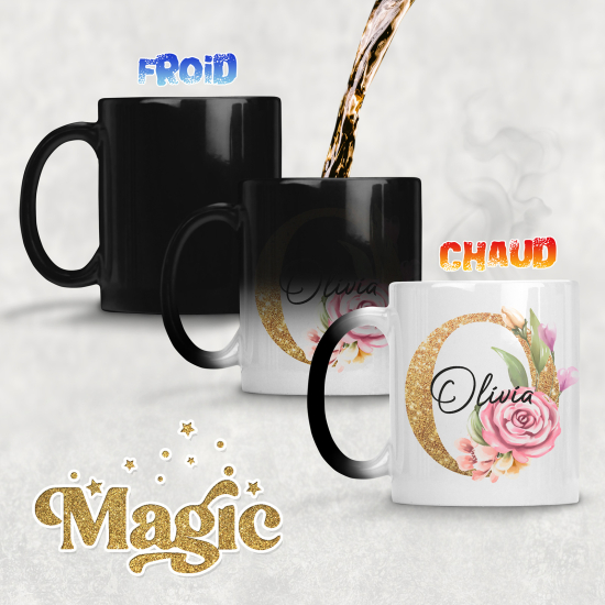 Tasse - Mug Magique Monogramme - Lettre O