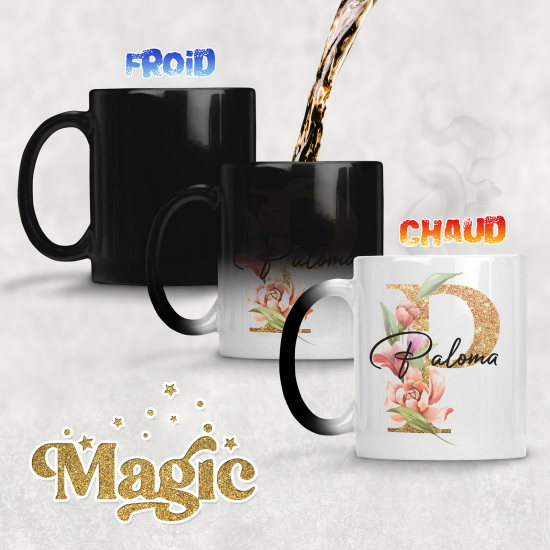 Tasse - Mug Magique Monogramme - Lettre P